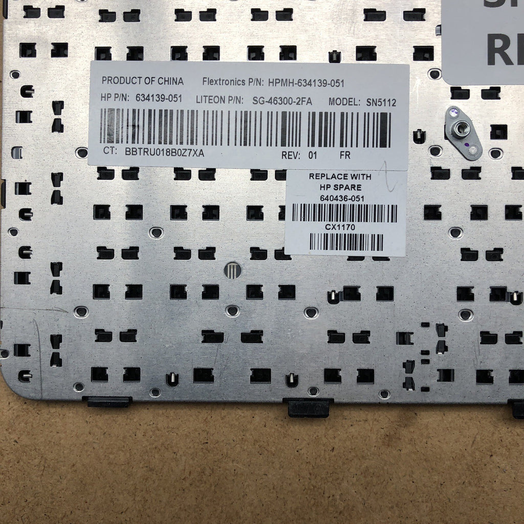 Clavier azerty - SN5112- Rev : 01 - HP