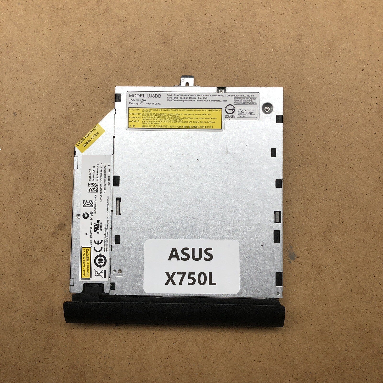 Lecteur/graveur DVD - Asus X750L