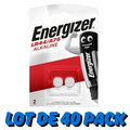 Lot Revendeur - 40 pack de 2 Piles LR44 Energizer