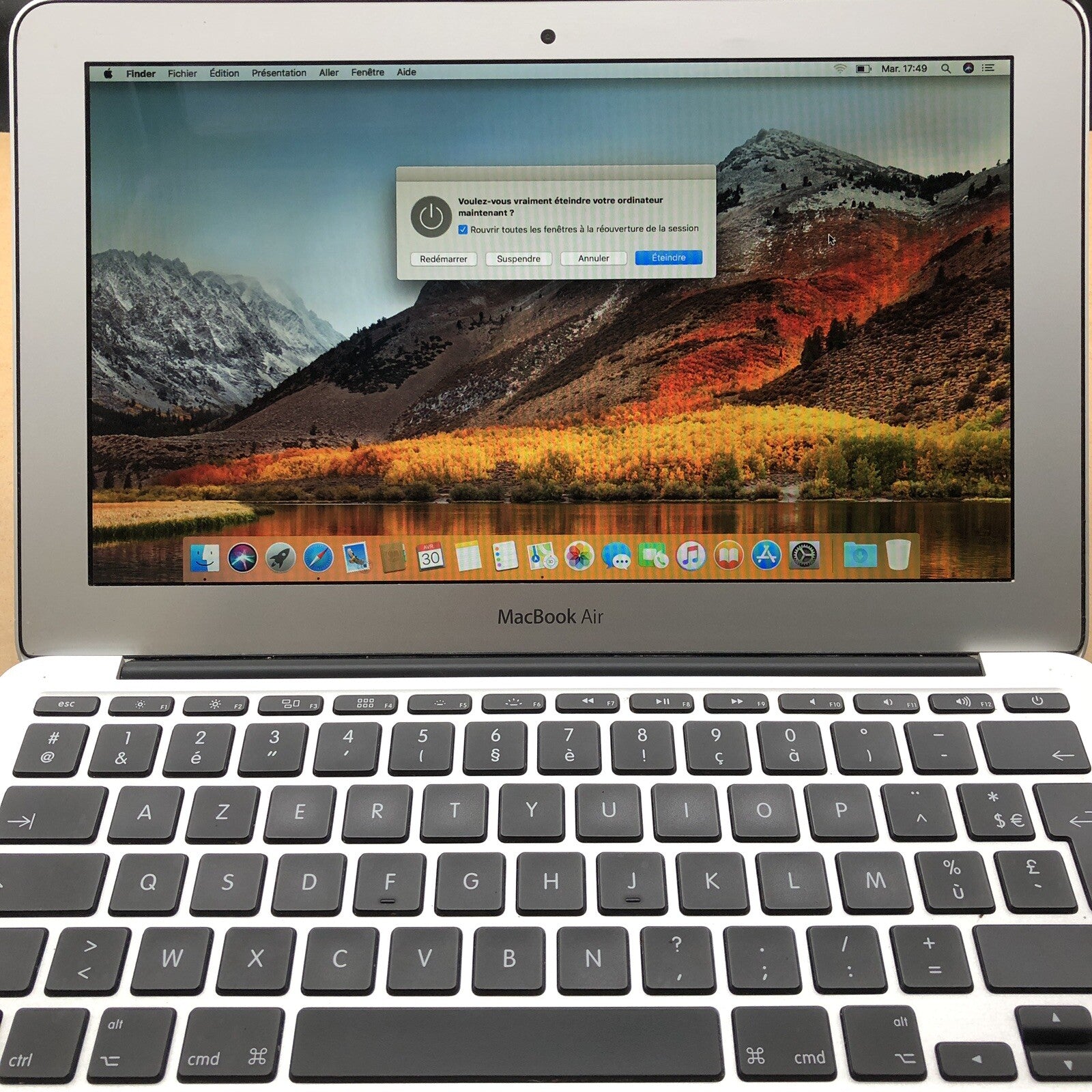 Capot complet avec écran - Macbook Air A1465