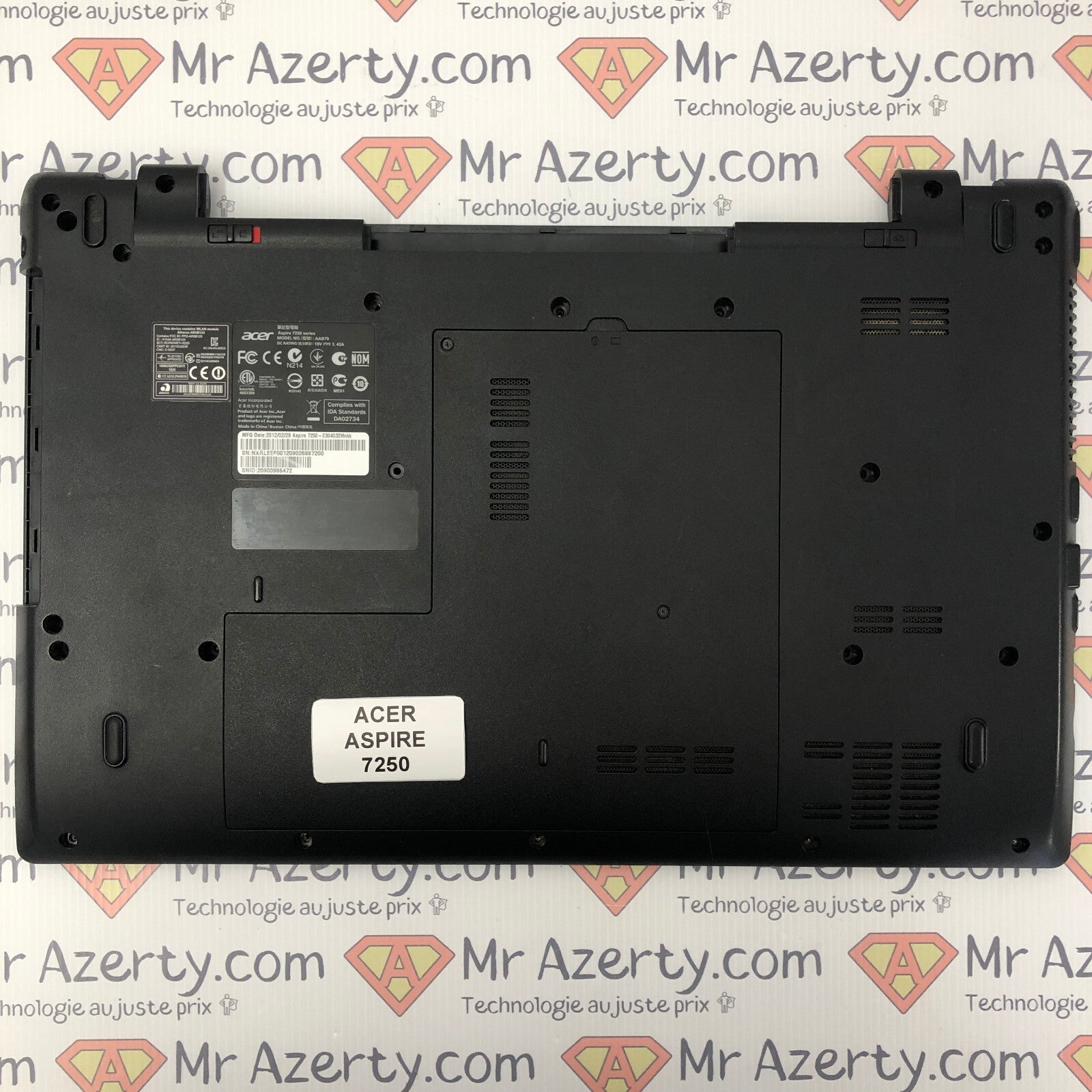 Plasturgie Basse complète - Acer Aspire 7250