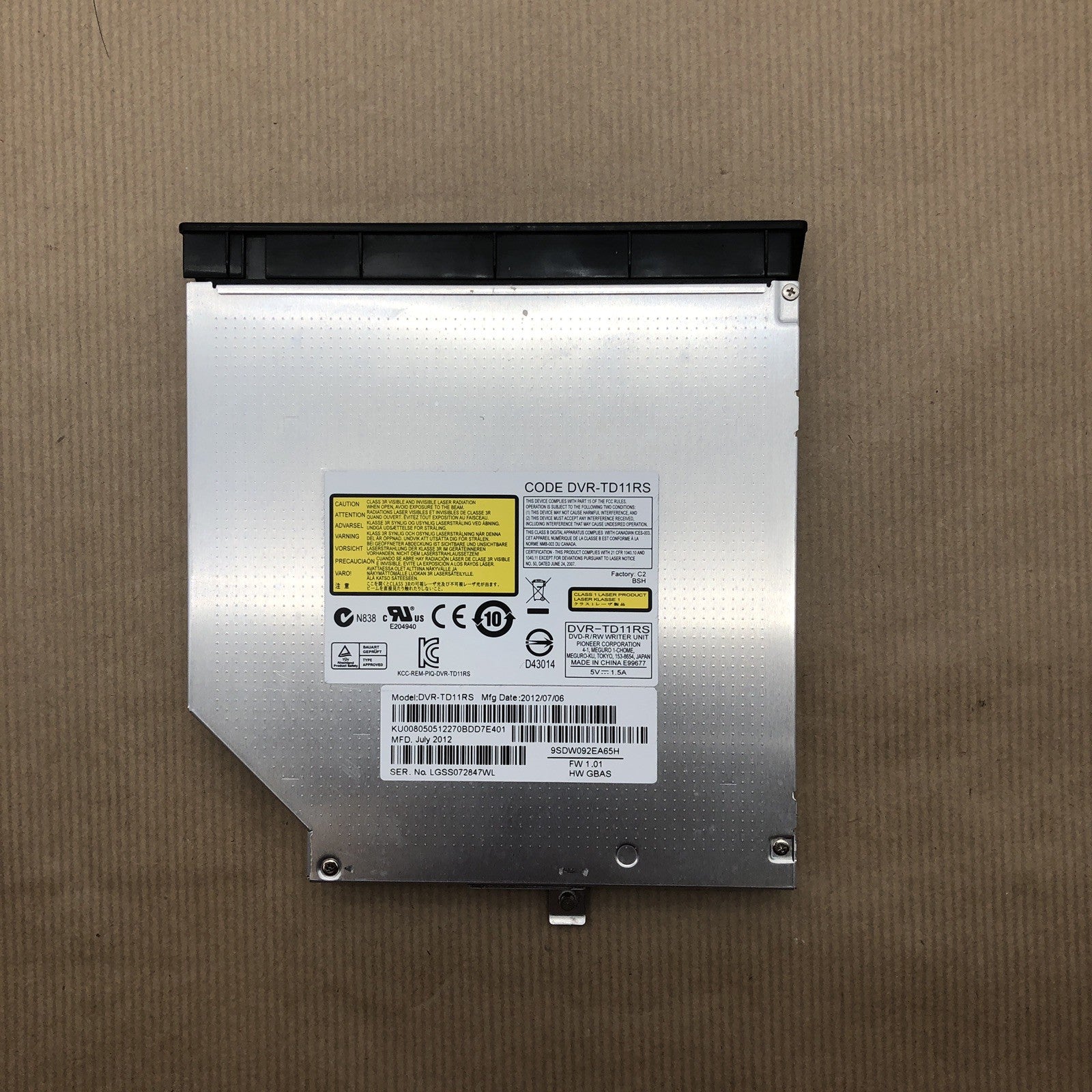 Lecteur/graveur DVD - Packard Bell Easynote EG70BZ