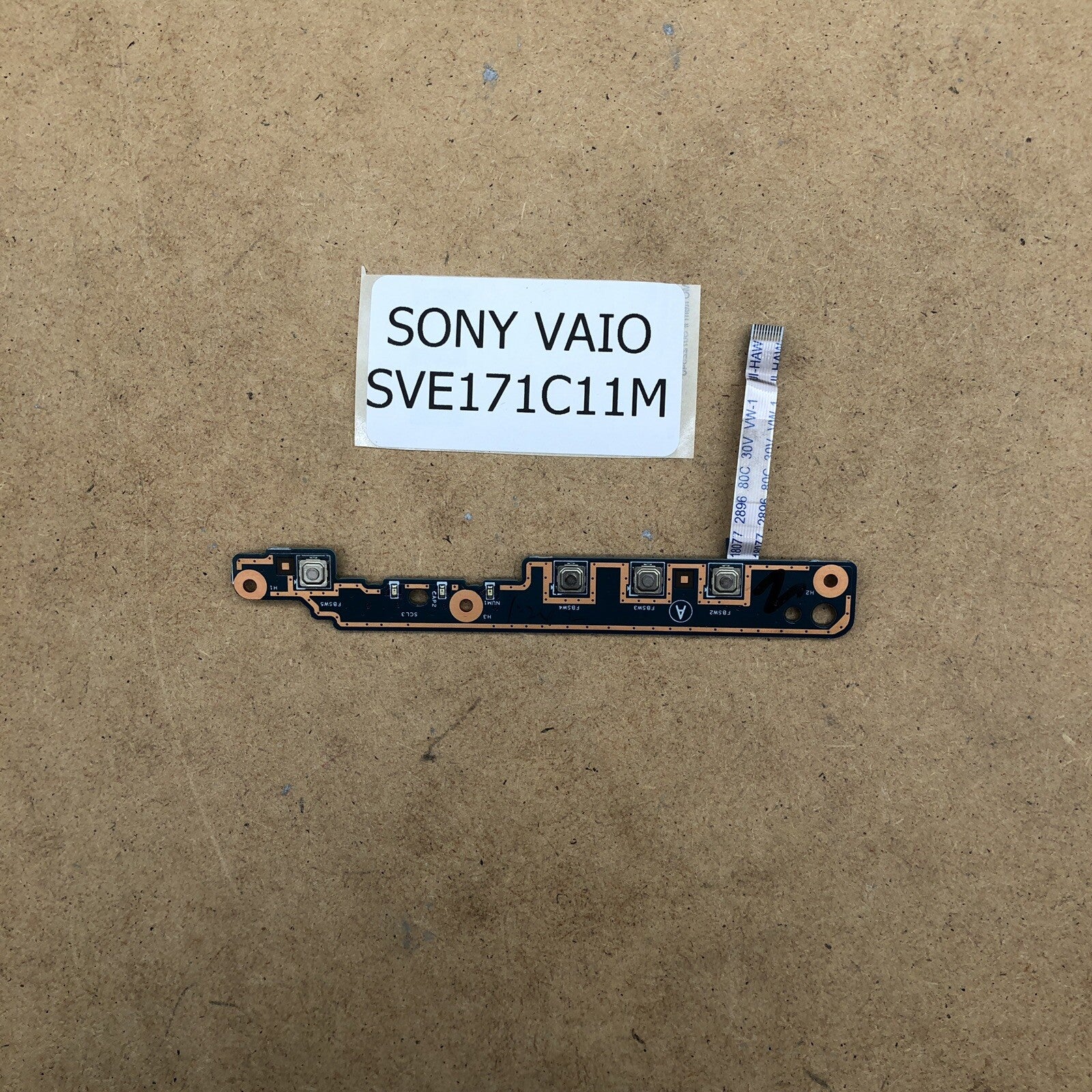 Boutons power/audio - Sony VIAO SVE171C11M