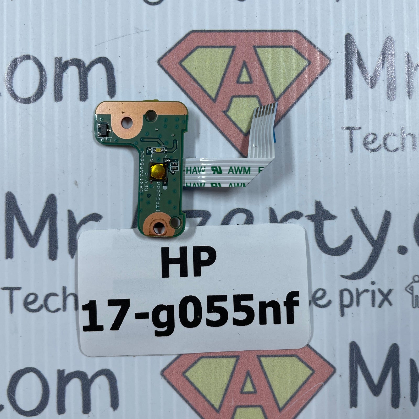 Bouton Power - HP 17-g055nf
