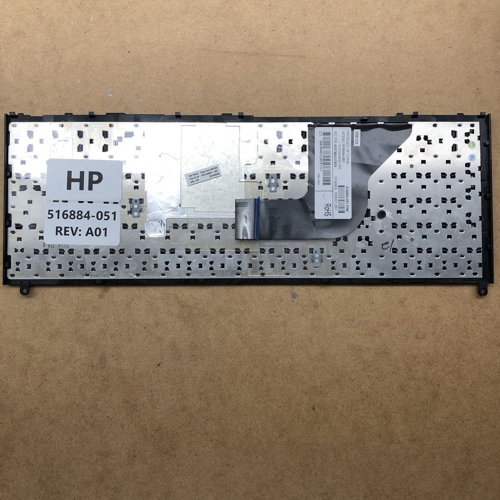 Clavier azerty - 516884-51 - Rev : A01 - HP