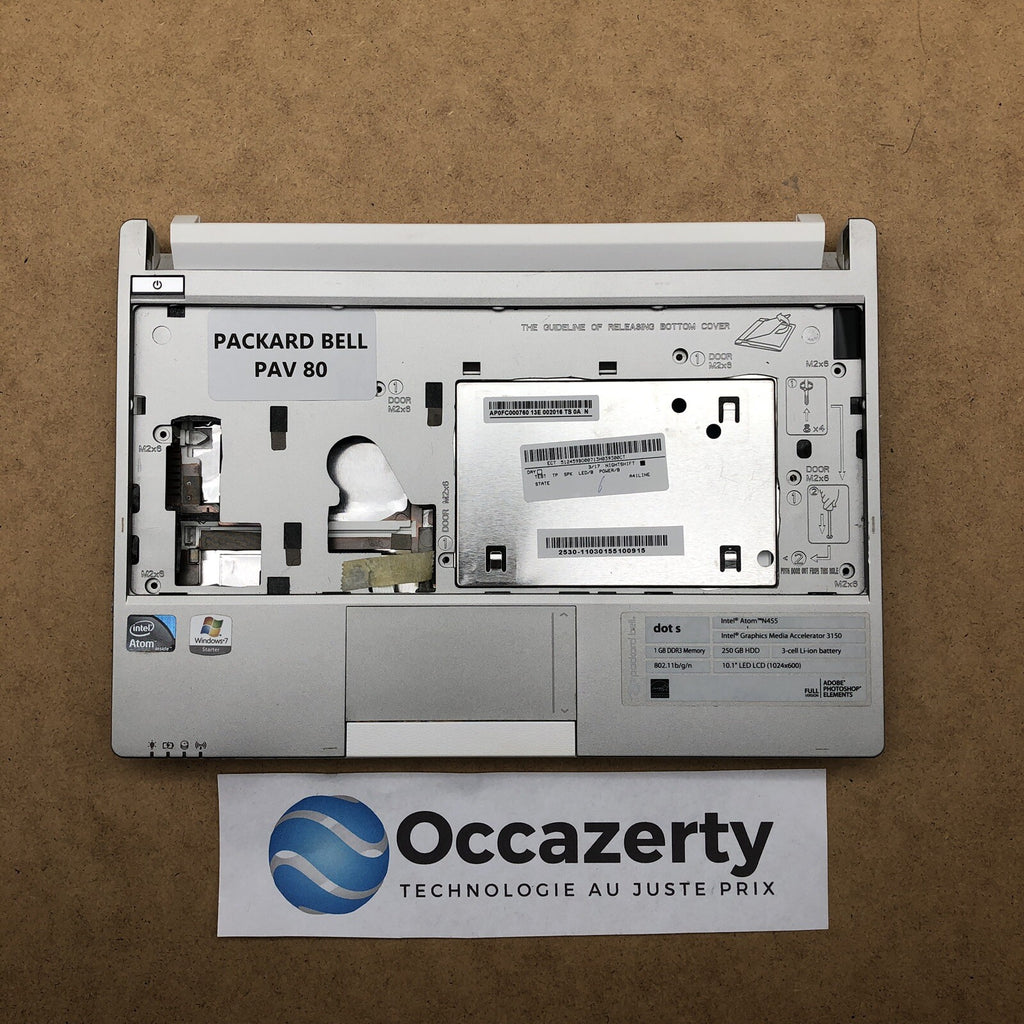 Plasturgie basse - Packard Bell PAV80