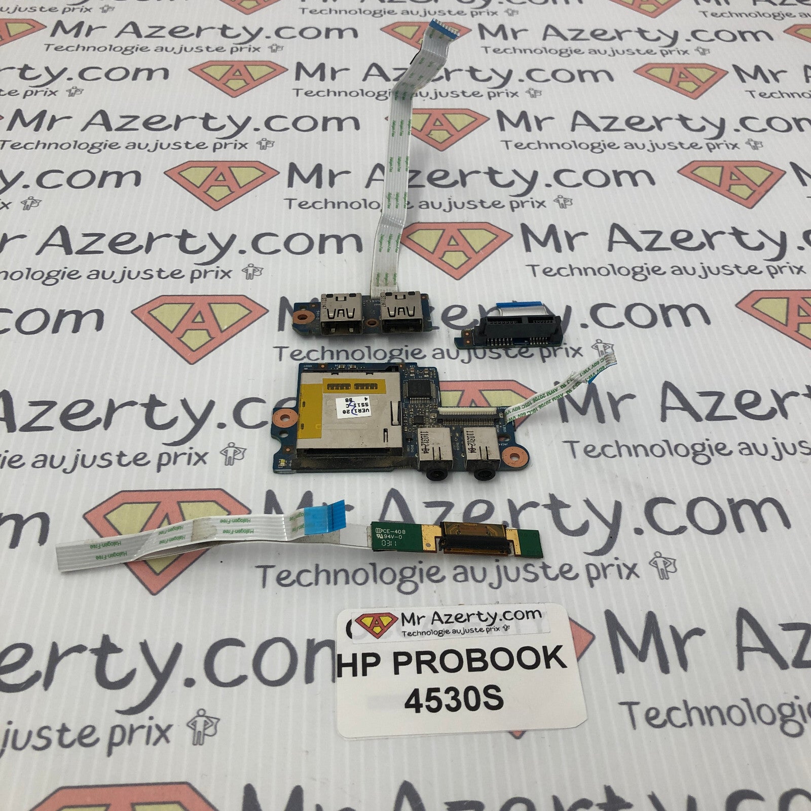 Ensemble connectique (USB - SD - LCD - webcam) - HP Probook 4530S
