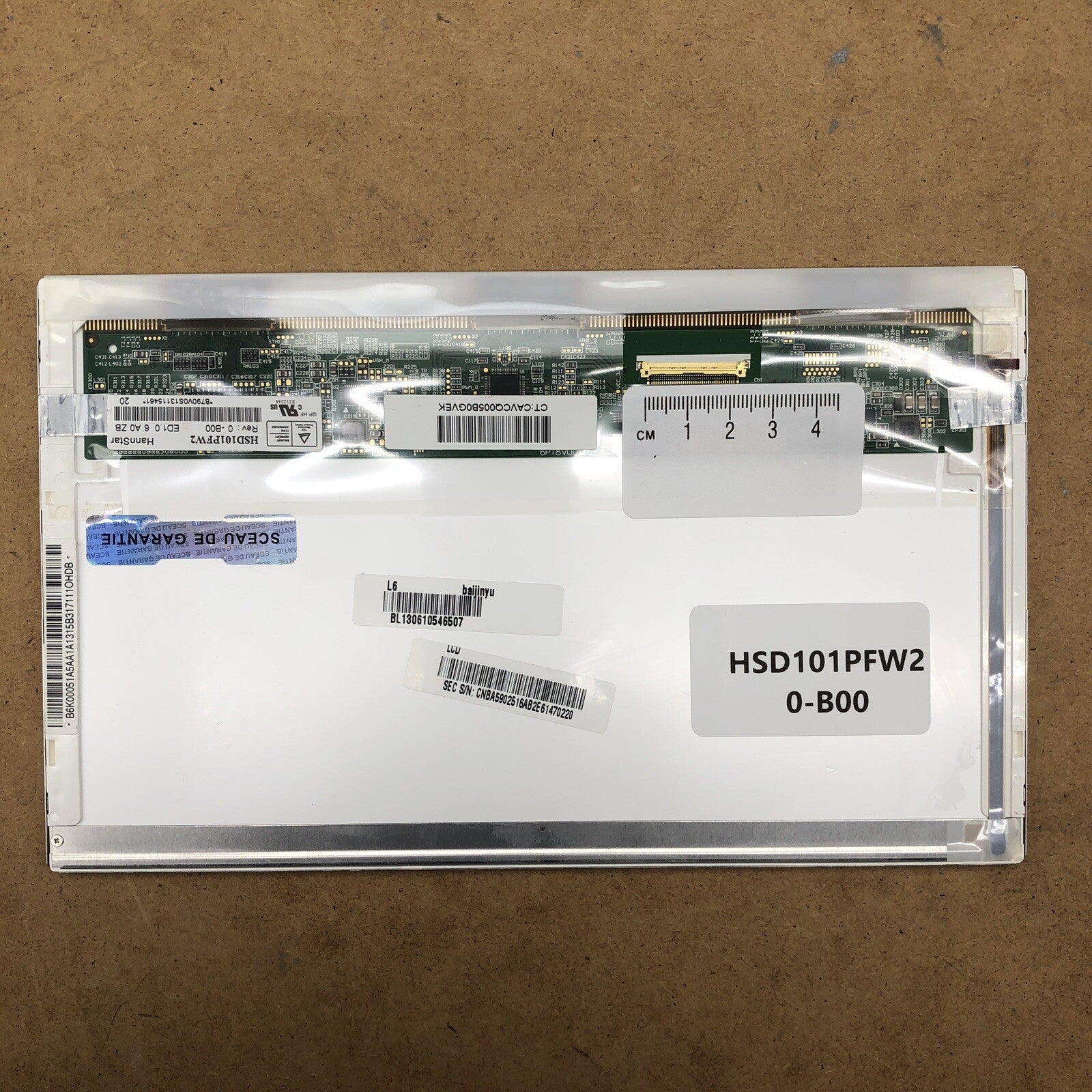 Dalle écran  type HSD101PFW2 0-B00