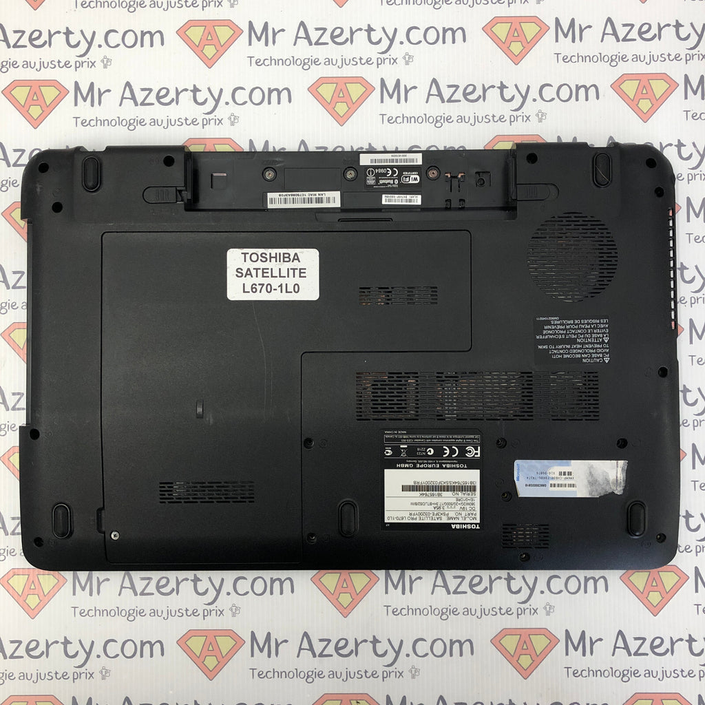 Plasturgie Basse complète - Toshiba Satellite L670-1L0