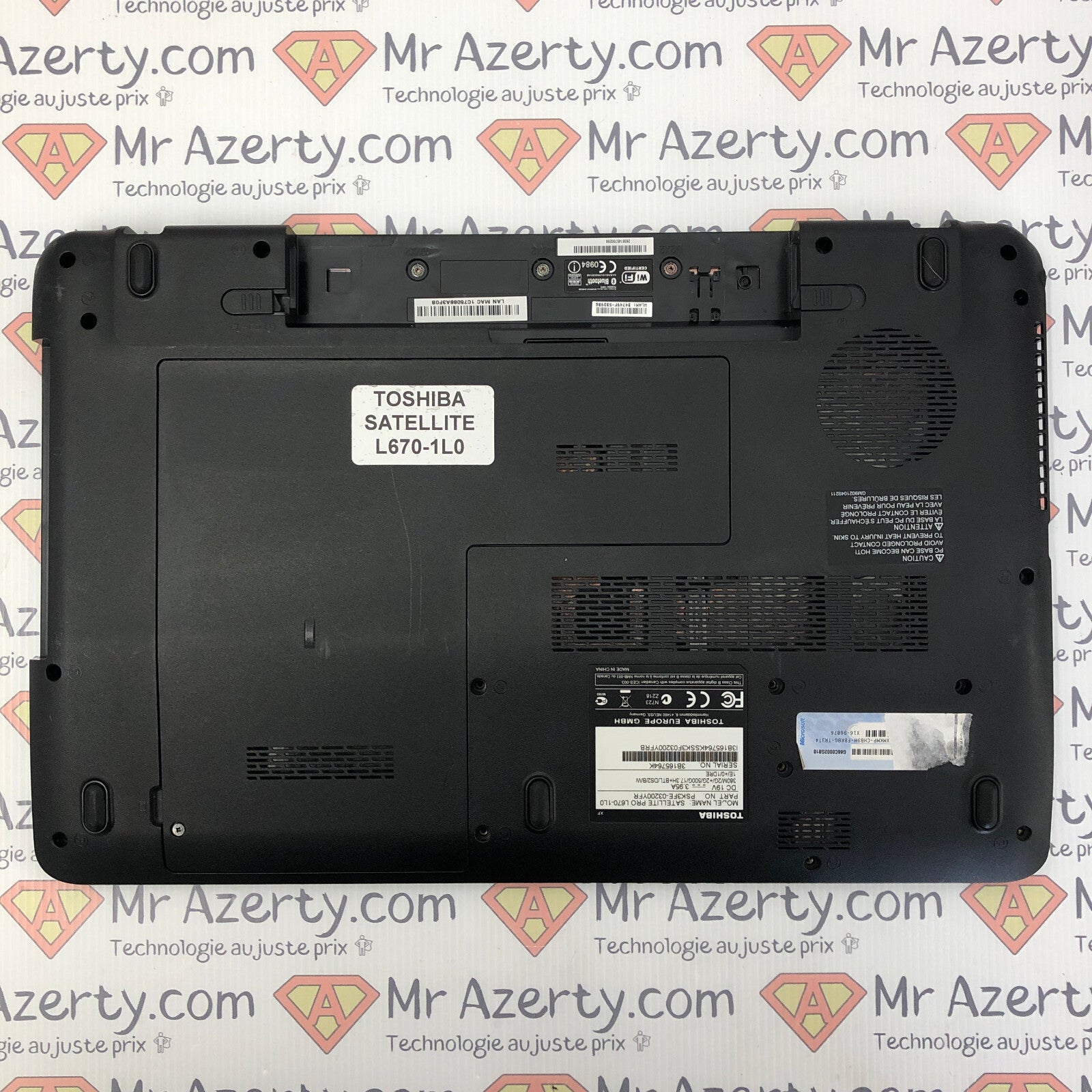 Plasturgie Basse complète - Toshiba Satellite L670-1L0