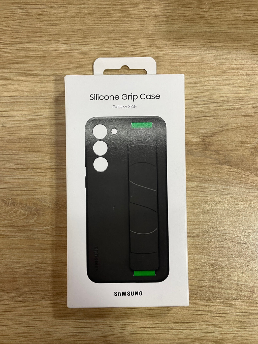 Original Samsung Hülle Silikon Mit Riemchen S23 + Schwarz - Neu