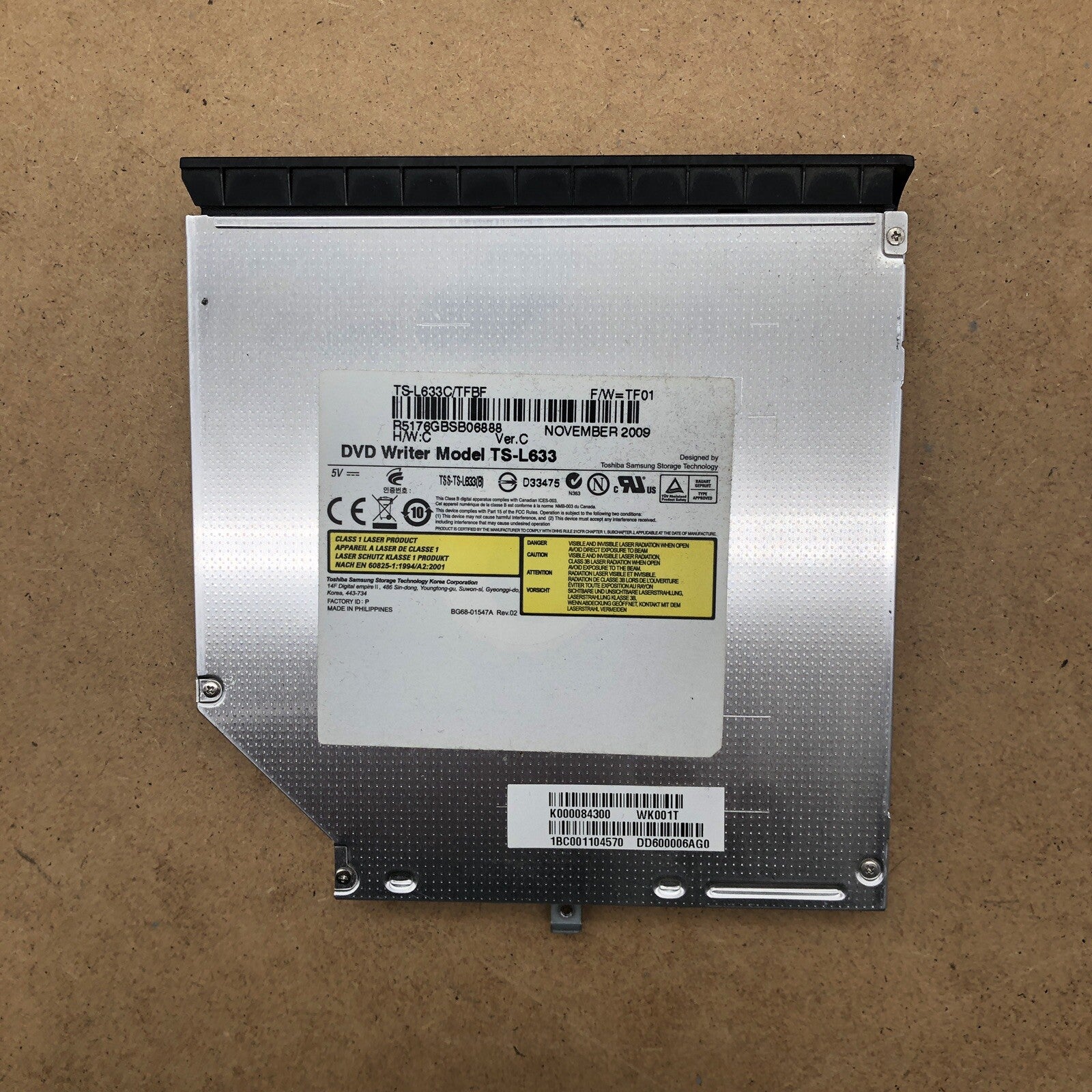 Lecteur/graveur DVD - Toshiba Satellite  L500-205 