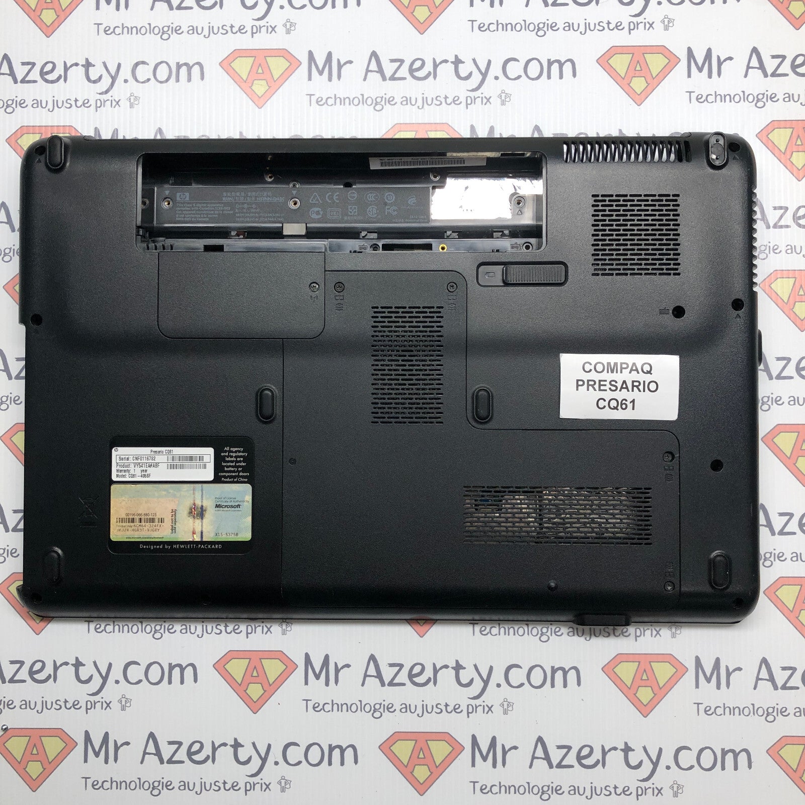 Plasturgie basse complète  - Compaq presario CQ61