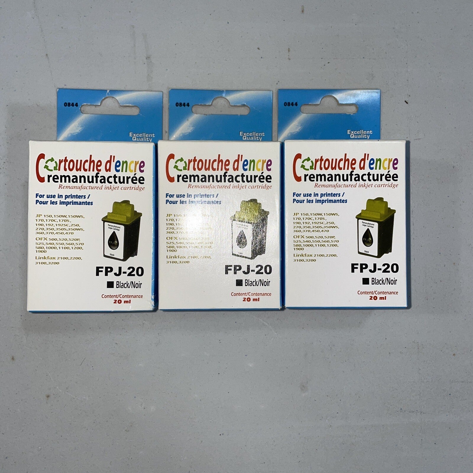LOT DE 3 CARTOUCHES POUR OLIVETTI FPJ-20 - NEUF