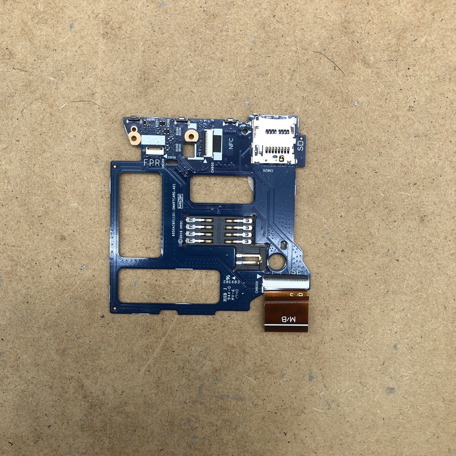 Carte lecteur SD/ bouton power et audio - HP Pro X2