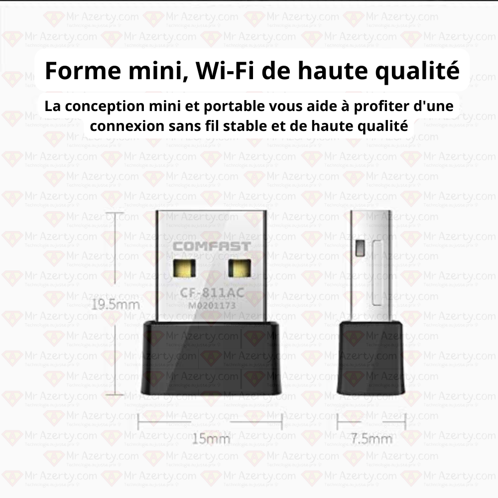 Comfast clé wifi USB double bande 650 GHz - Produit Neuf