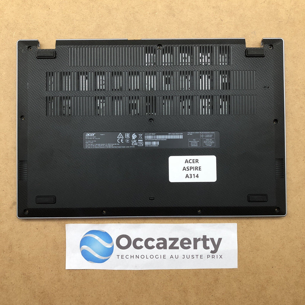 Plasturgie Basse complète avec clavier azerty - Acer Aspire A314