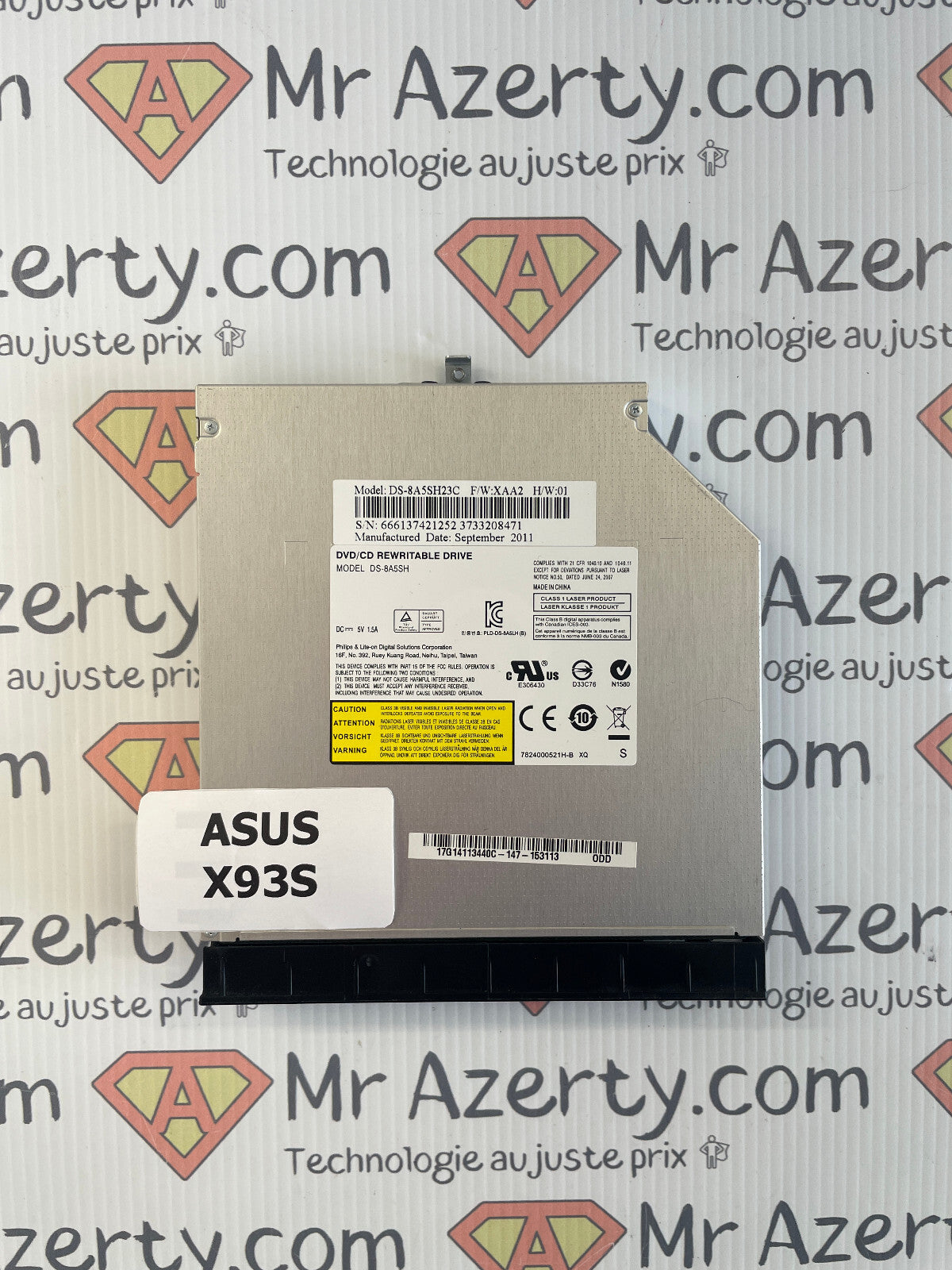 Lecteur/Graveur DVD - Asus X93S