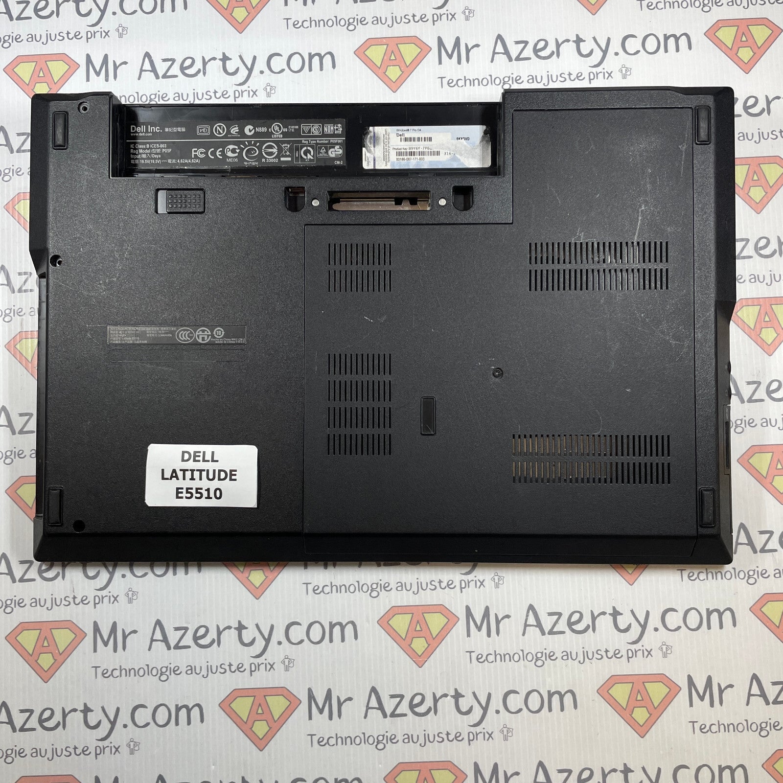 Plasturgie basse complète  - DELL Latitude E5510