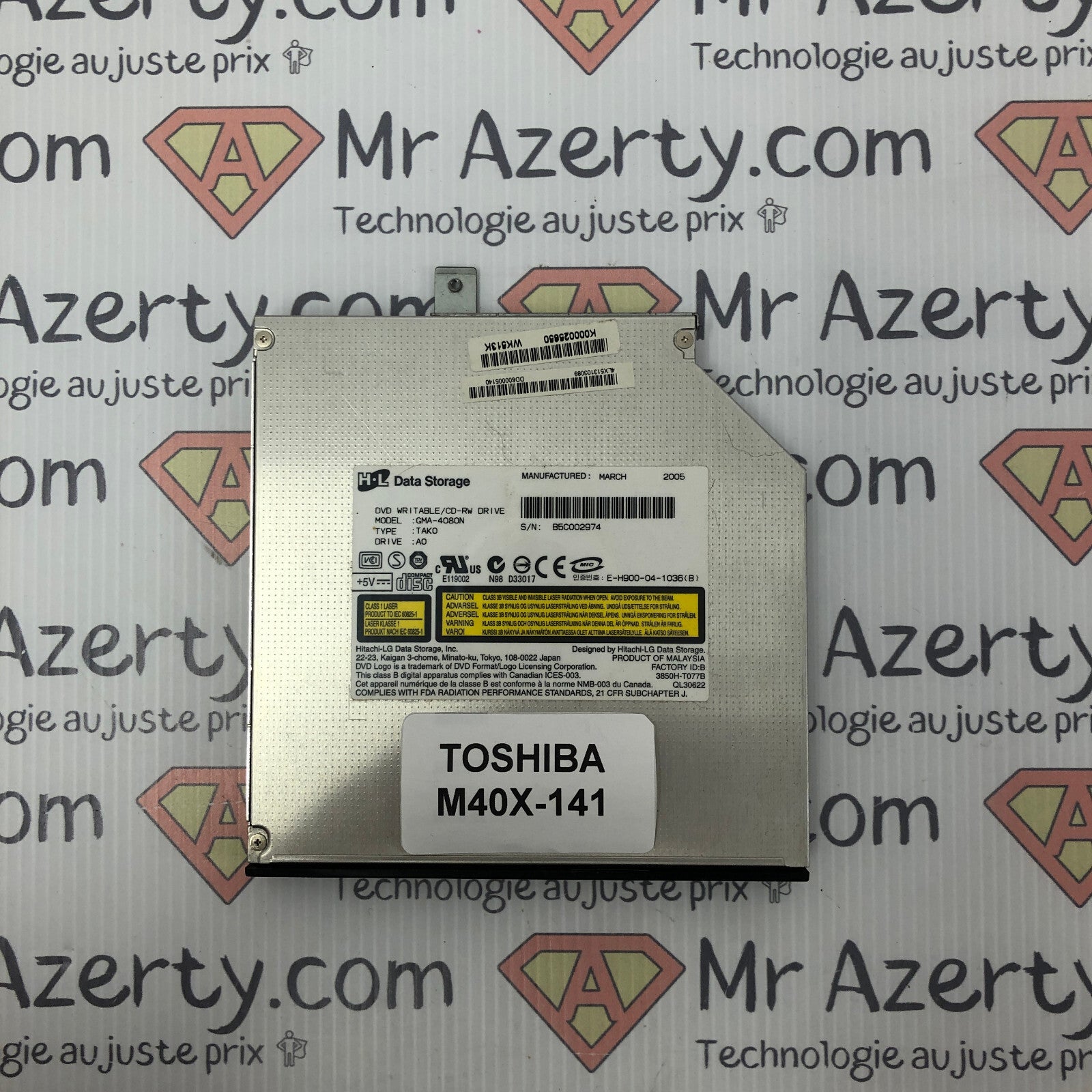 Lecteur/Graveur DVD - Toshiba Satellite M40X-141