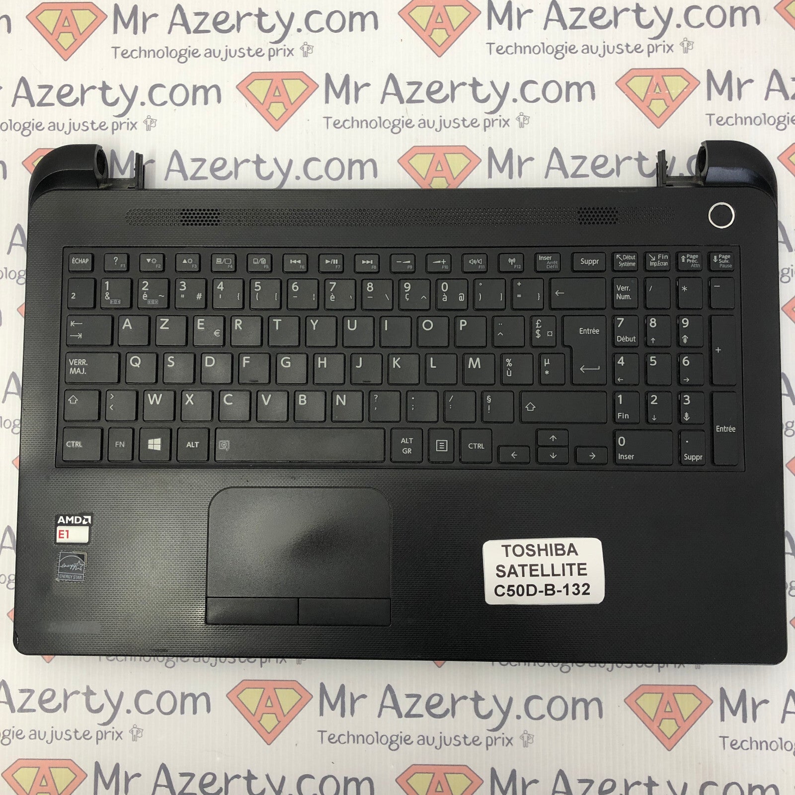 Plasturgie Basse complète + clavier azerty - Toshiba Satellite C50D-B-132