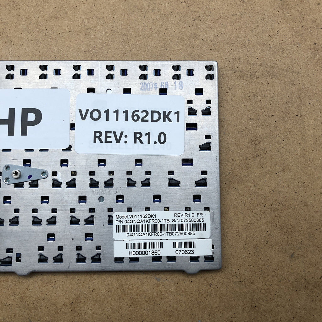 Clavier azerty - V011162DK1 - Rev : R1.0 - HP