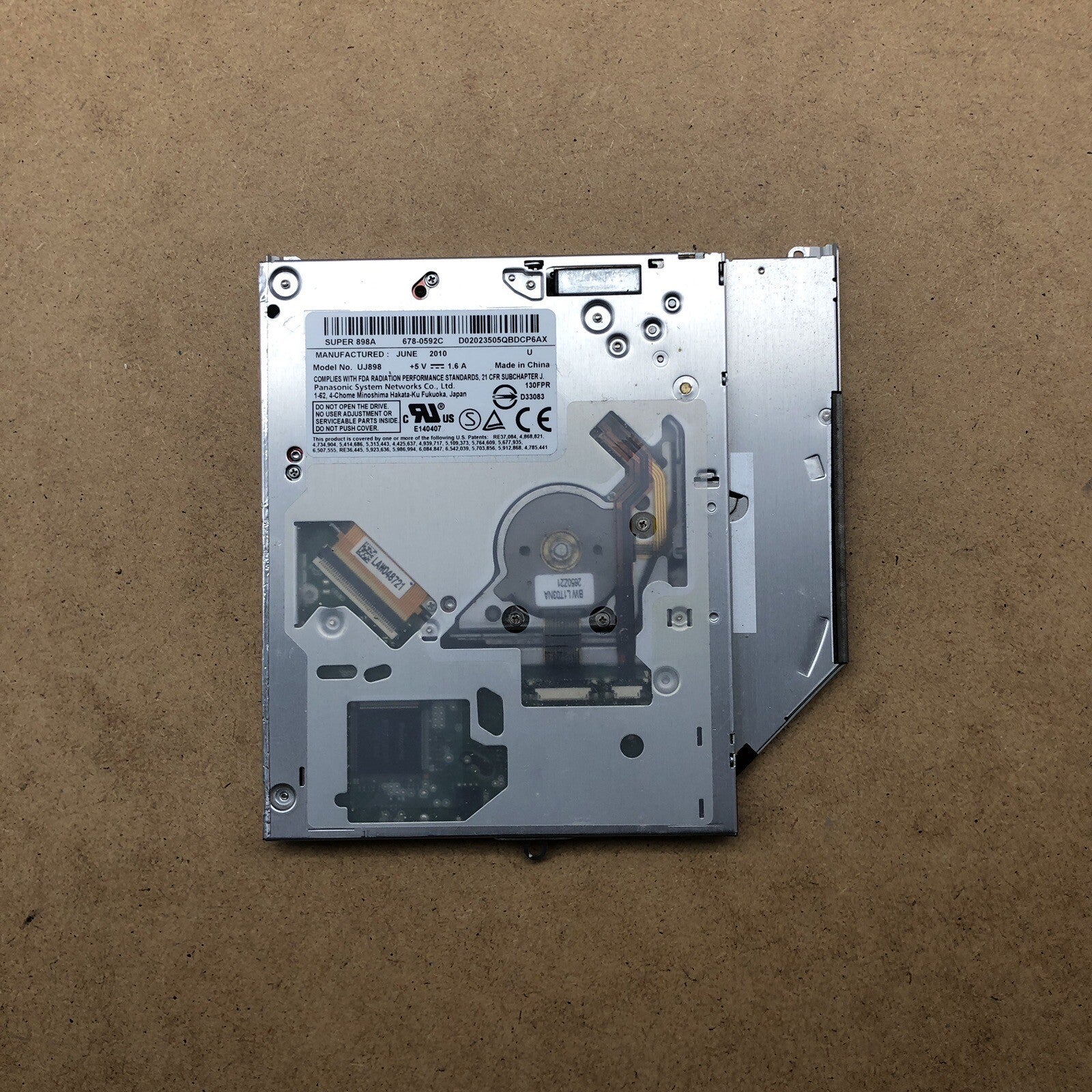 Lecteur/graveur DVD - Macbook Pro A1278