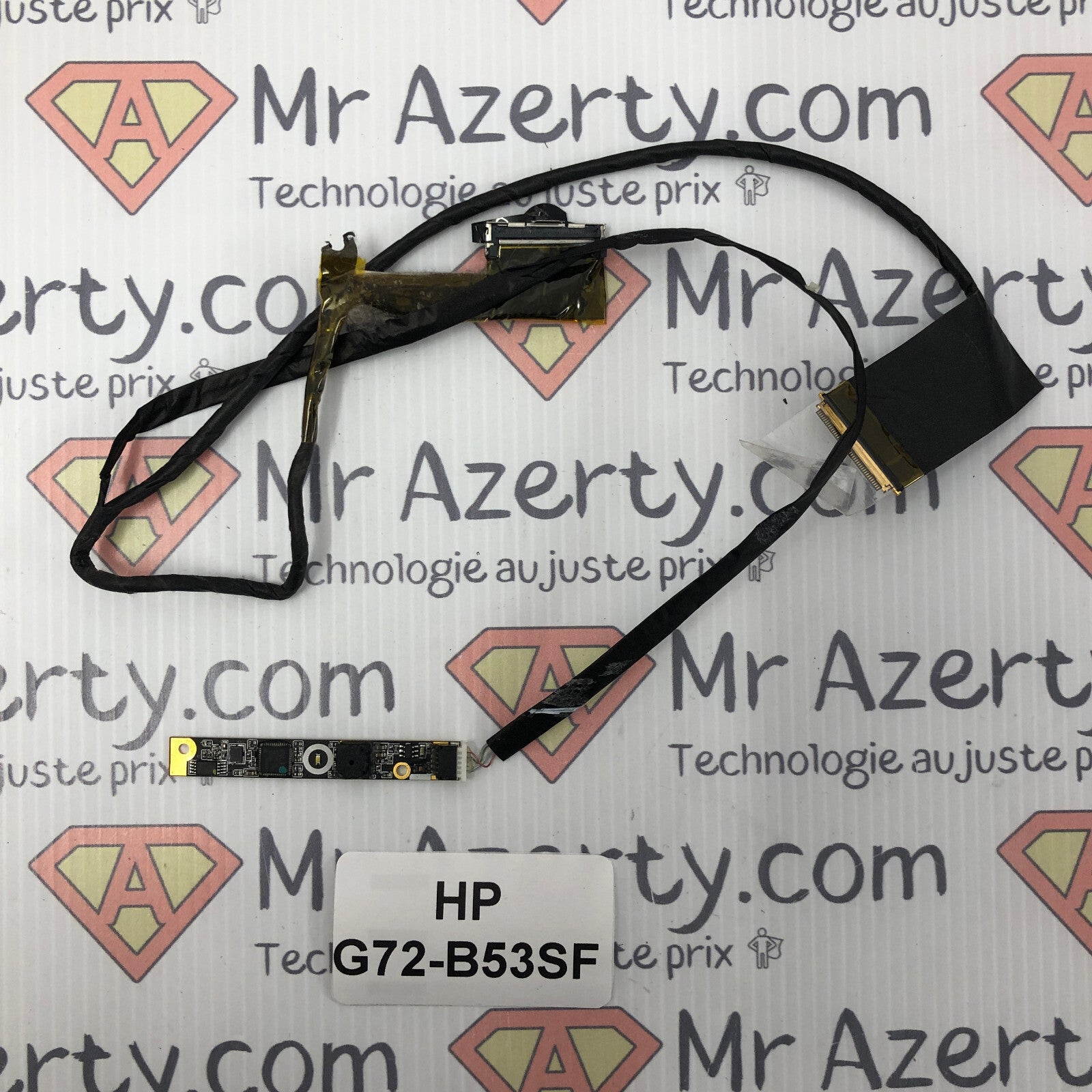 Nappe / connecteur écran + webcam - HP G72-B53SF