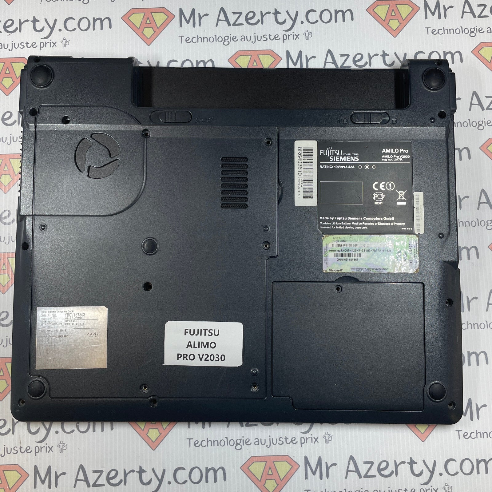 Plasturgie basse - Fujitsu Amilo PRO V2030