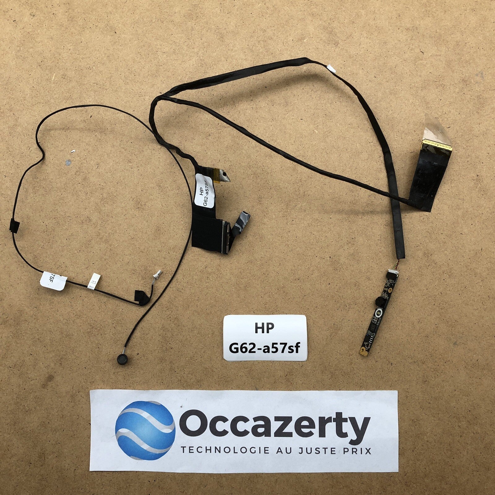 Connecteur de charge + webcam + micro - HP G62-a57sf