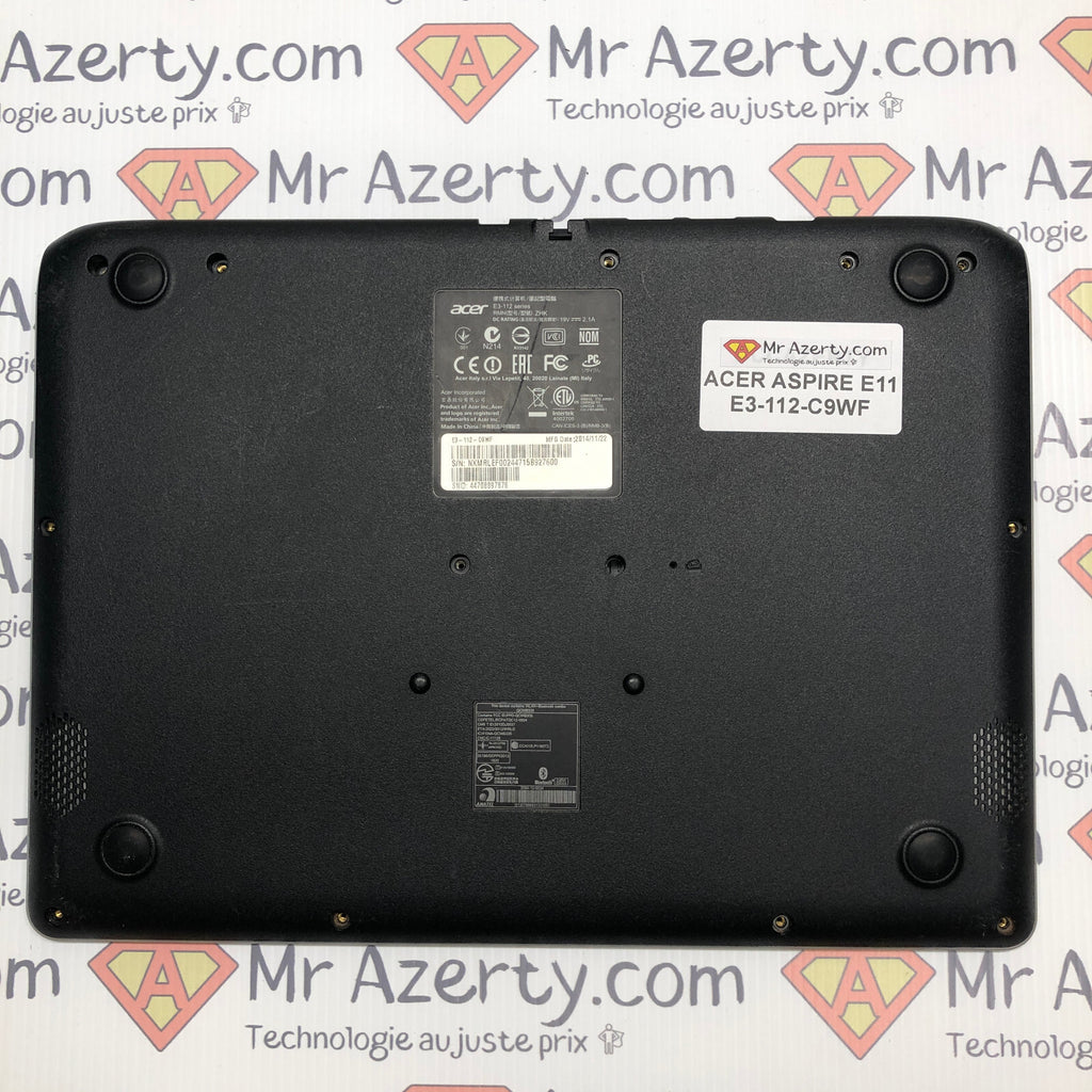 Plasturgie basse complète + clavier azerty - Aspire E11 E3-112-C9WF
