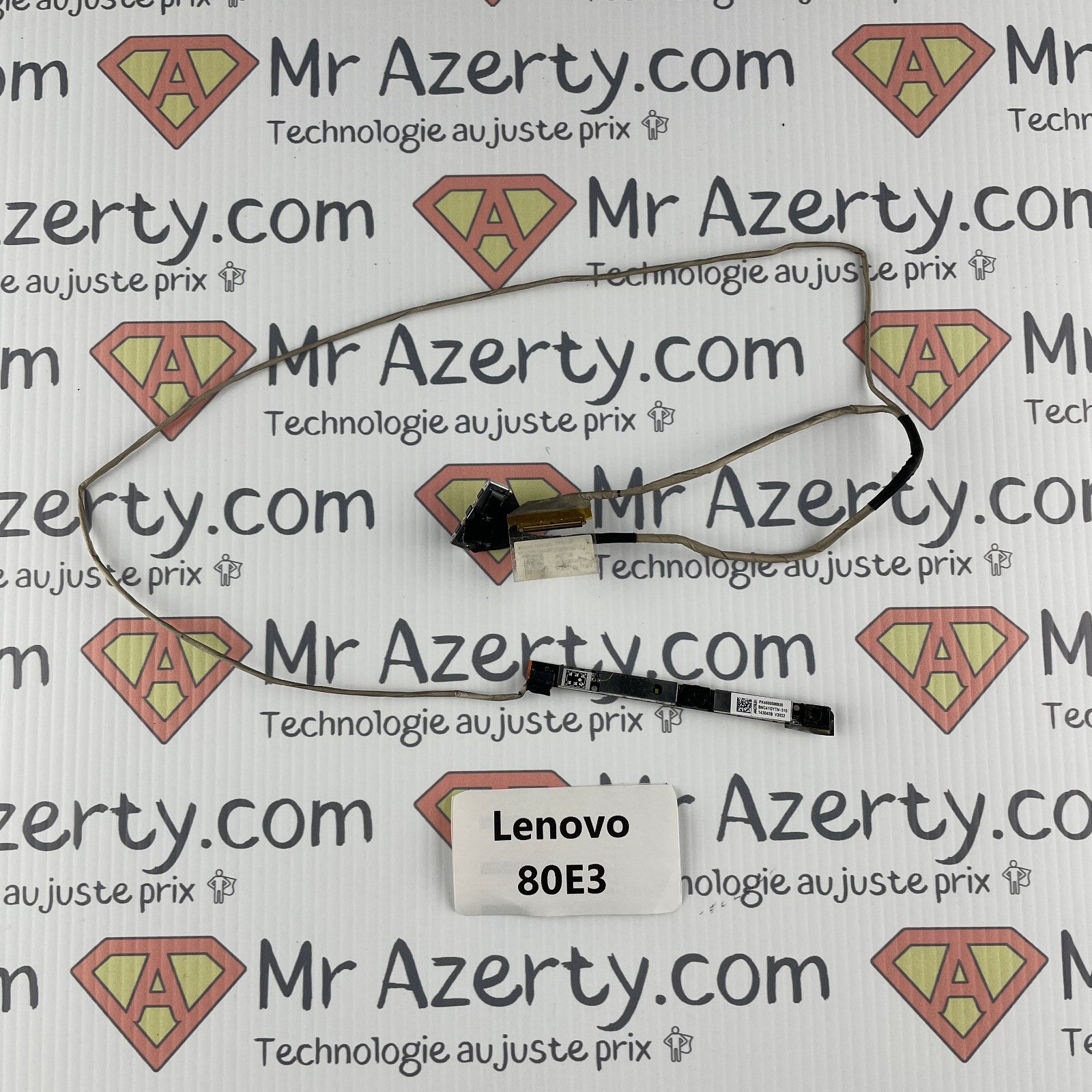 Nappe/connecteur écran + webcam - Lenovo 80-E3