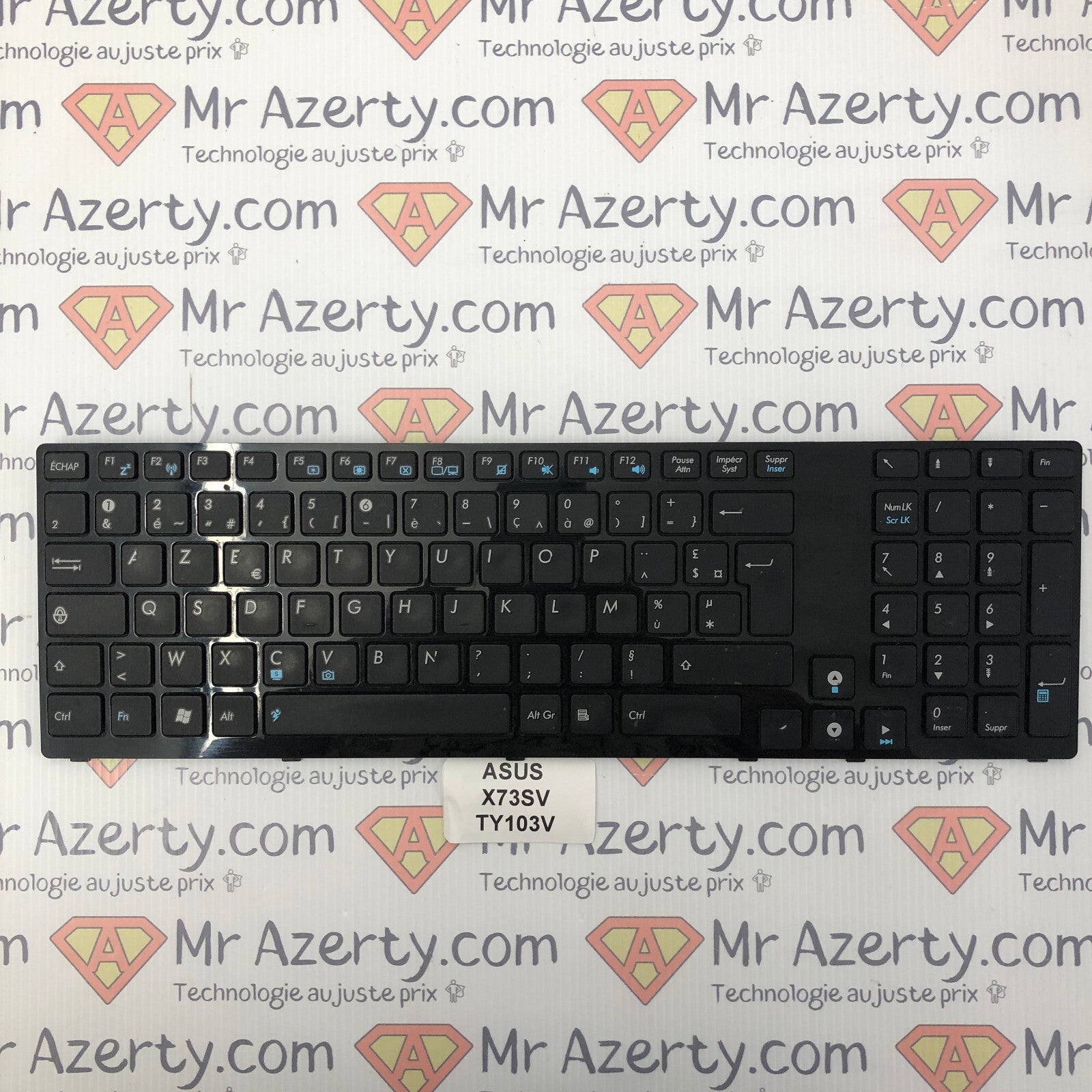 Clavier azerty - Asus X73SV-TY103V