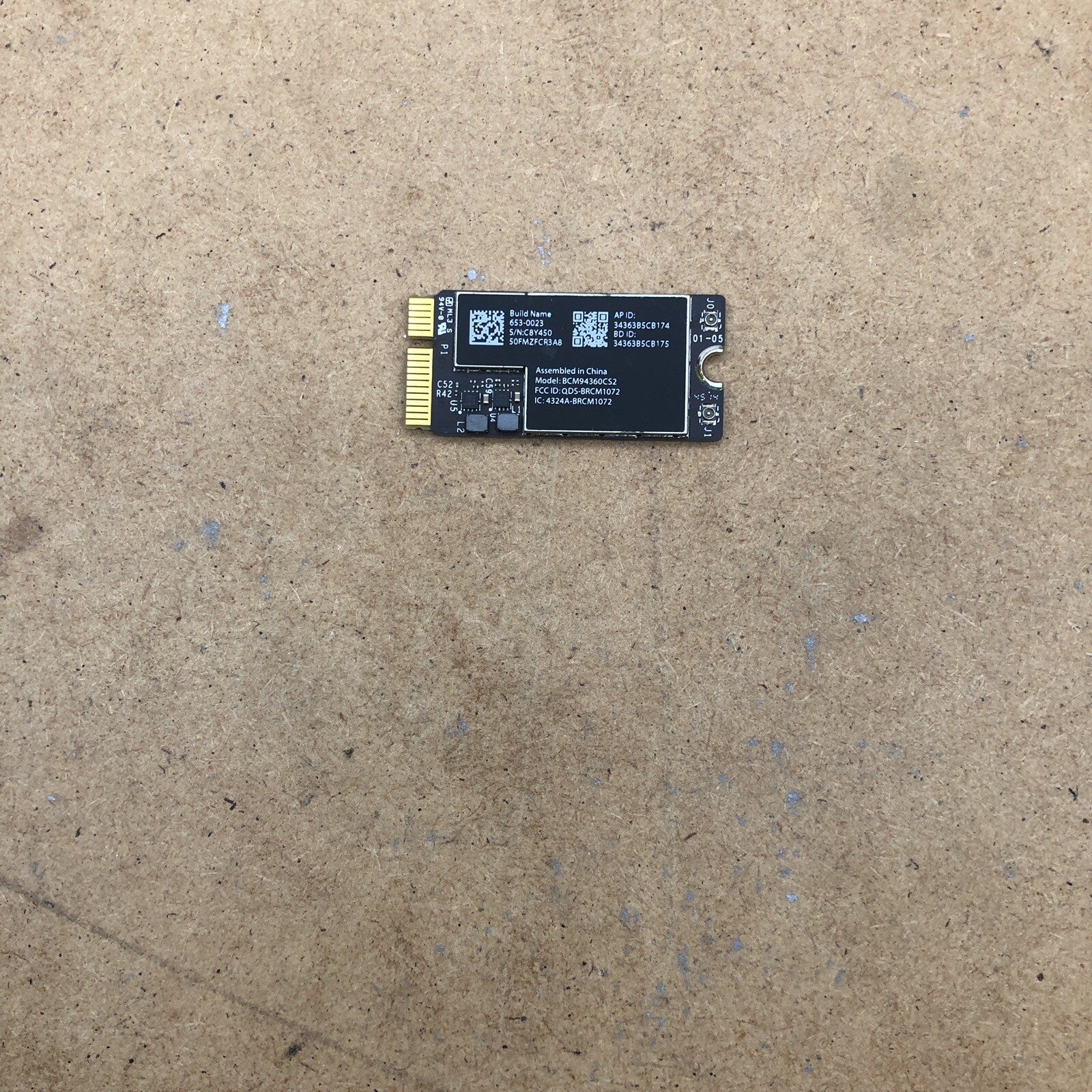 Carte wifi - Macbook Air A1466 i5 début 2014