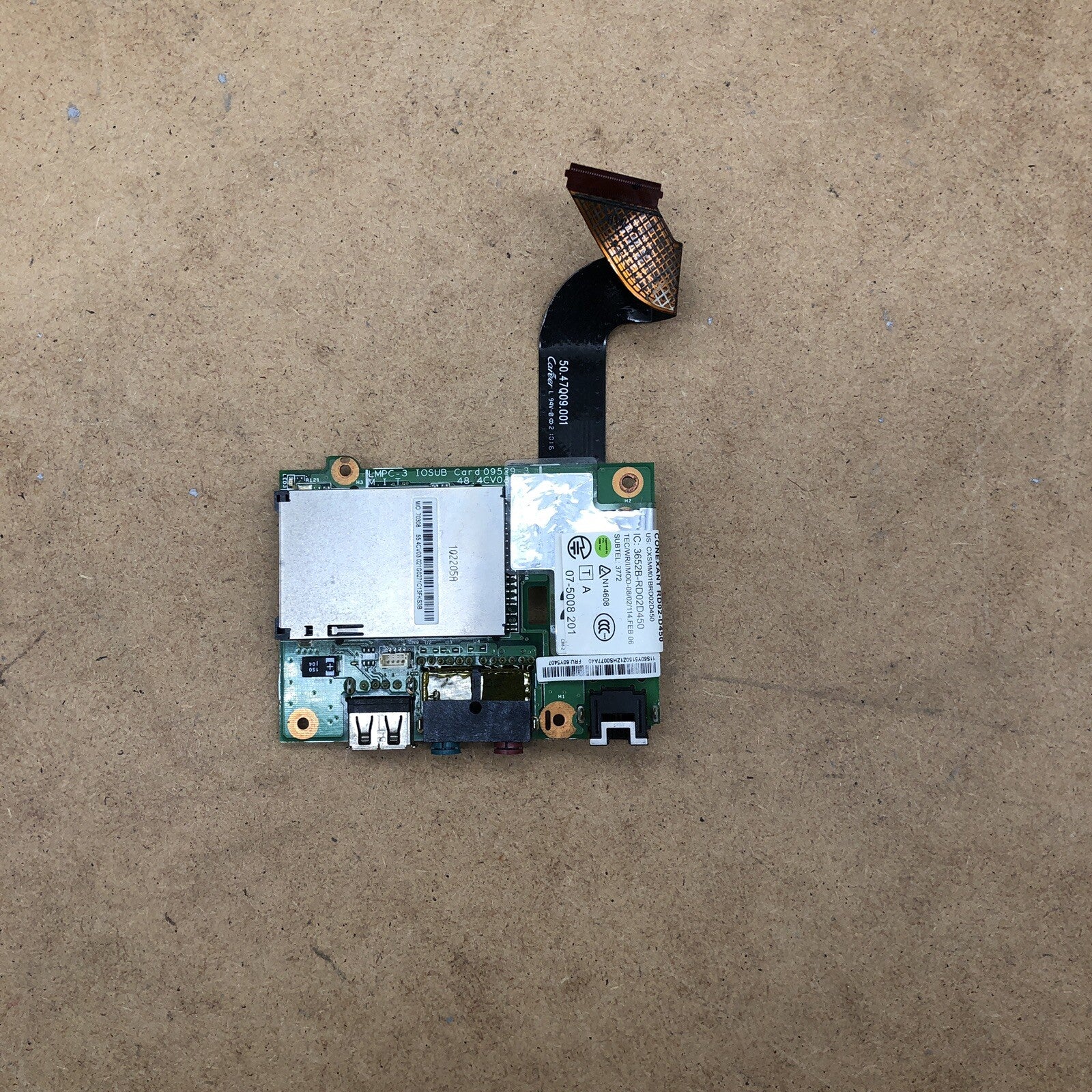 Connecteur USB/Jack - Lenovo X201 - reconditionné par le vendeur
