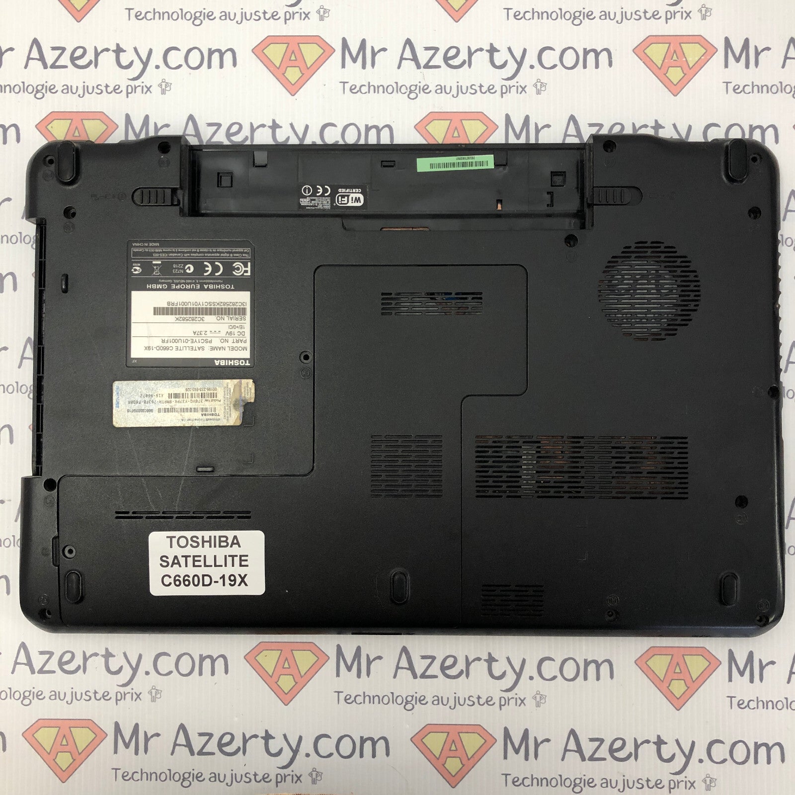 Plasturgie Basse complète- Toshiba Satellite C660D-19X