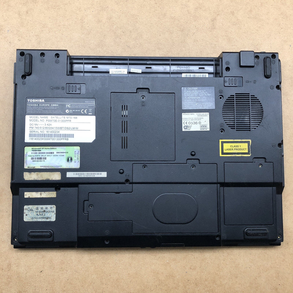 Plasturgie - Toshiba Satellite M70-168