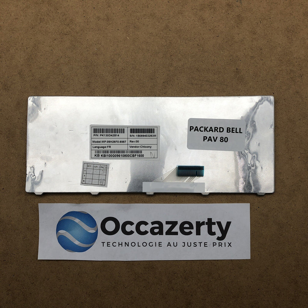 Clavier azerty - Packard Bell PAV80