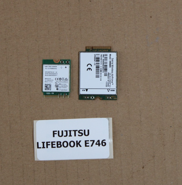 Cartes wifi et réseau - Fujitsu Lifebook E746