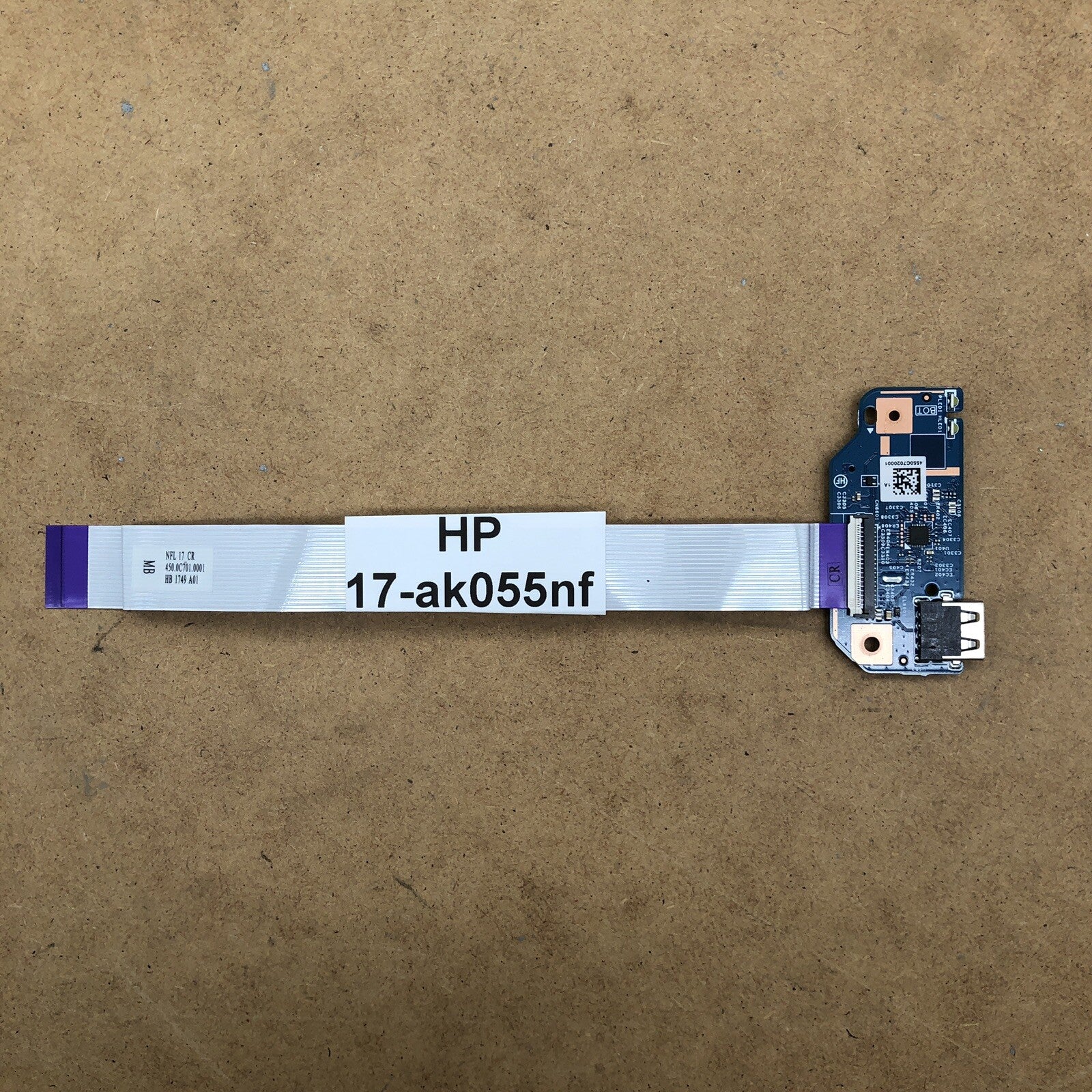Connecteur USB - HP 17-ak055nf