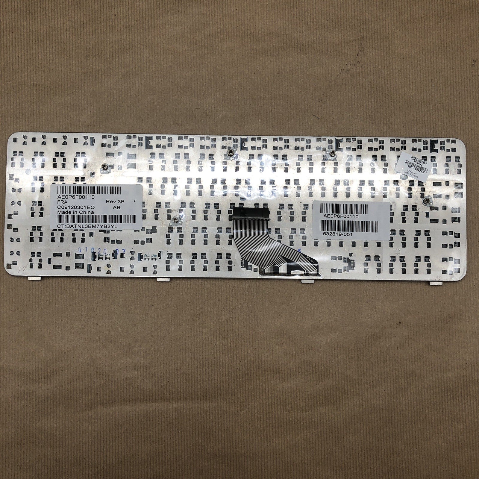 Clavier  - Compaq presario CQ61