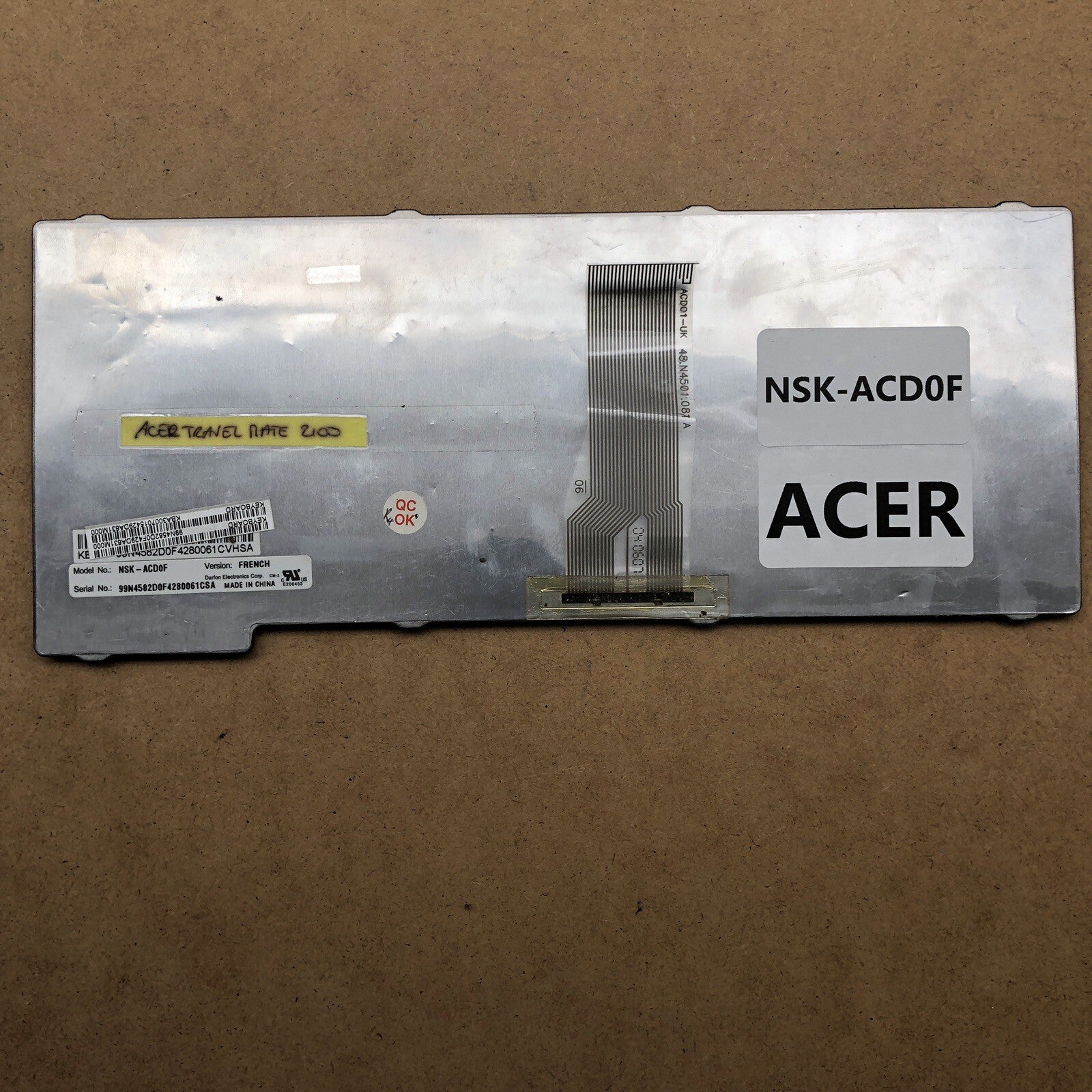 Clavier azerty - NSK-ACDOF - Acer