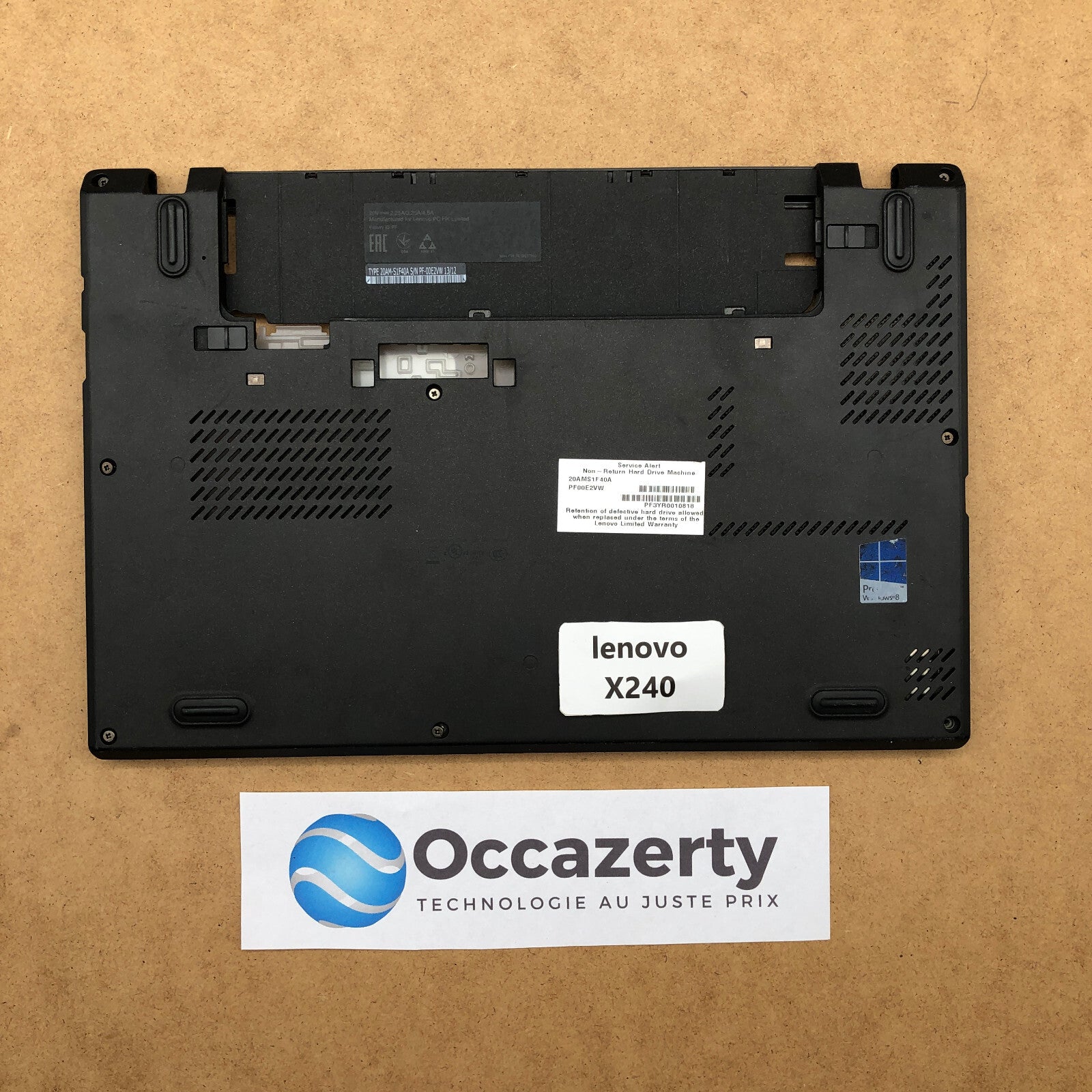 Plasturgie basse complète - Lenovo X240