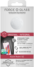 Verre Trempé Organique pour Xiaomi Redmi 12C Garantie à vie - Force Glass
