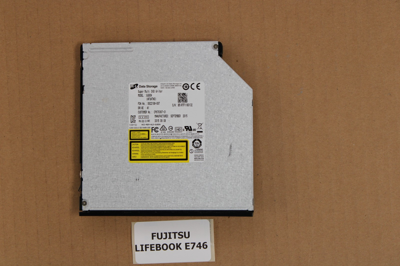 Lecteur/graveur DVD - Fujitsu Lifebook E746