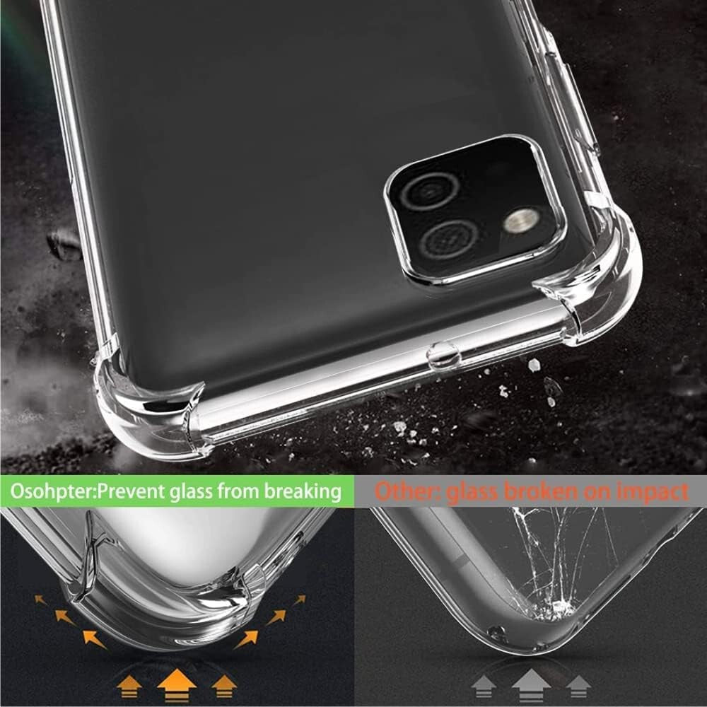 Coque tranparente antichocs pour Samsung Galaxy A03s  We