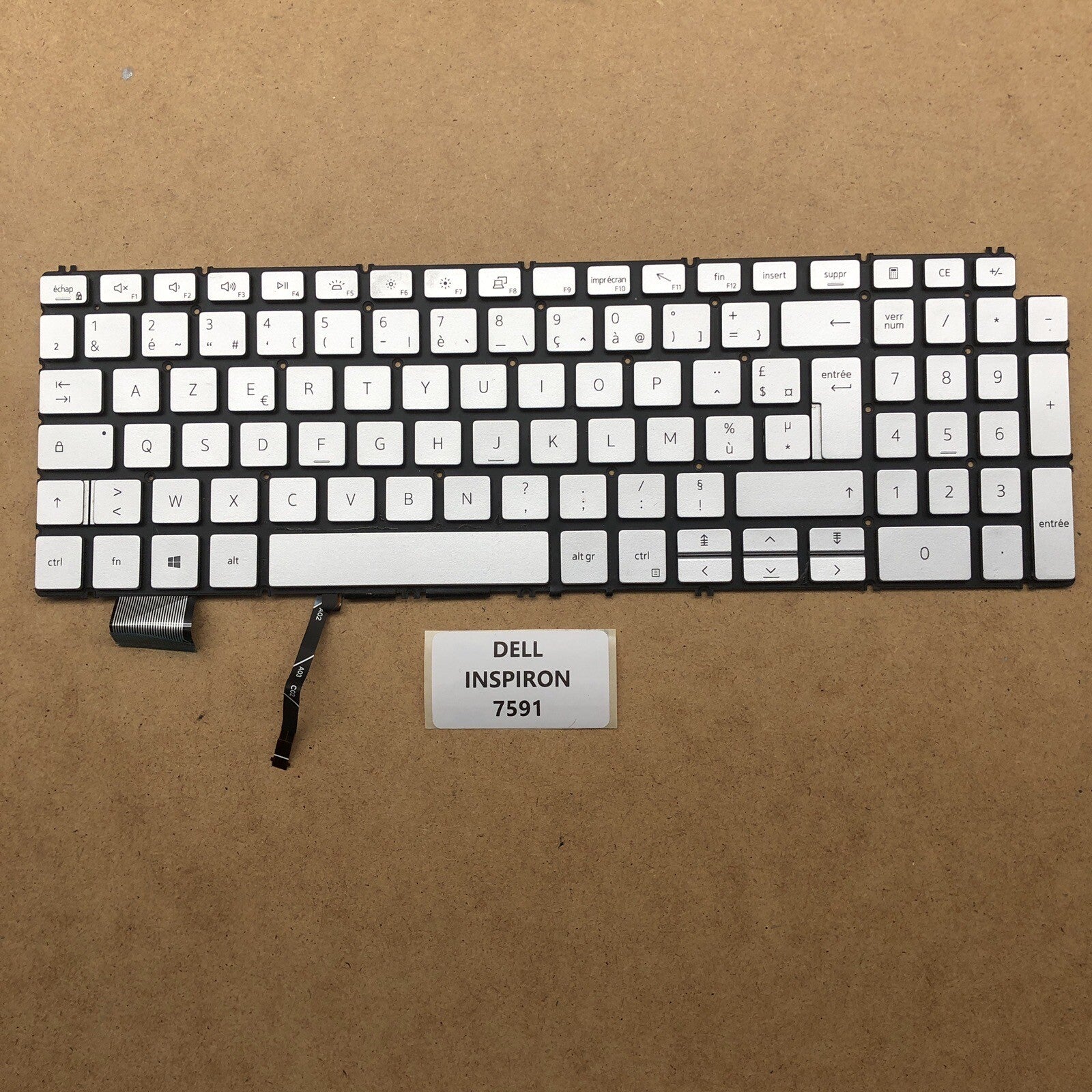 Clavier azerty - Dell inspiron 7591