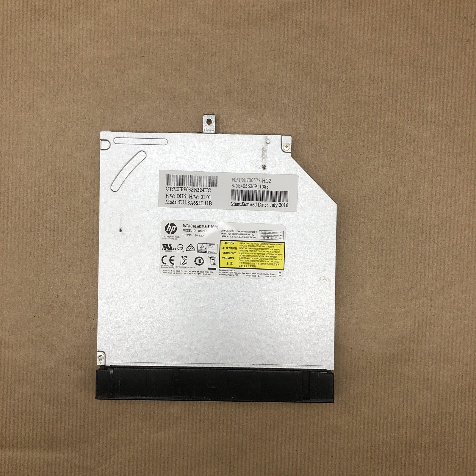 Lecteur/graveur DVD - HP 17-y012nf