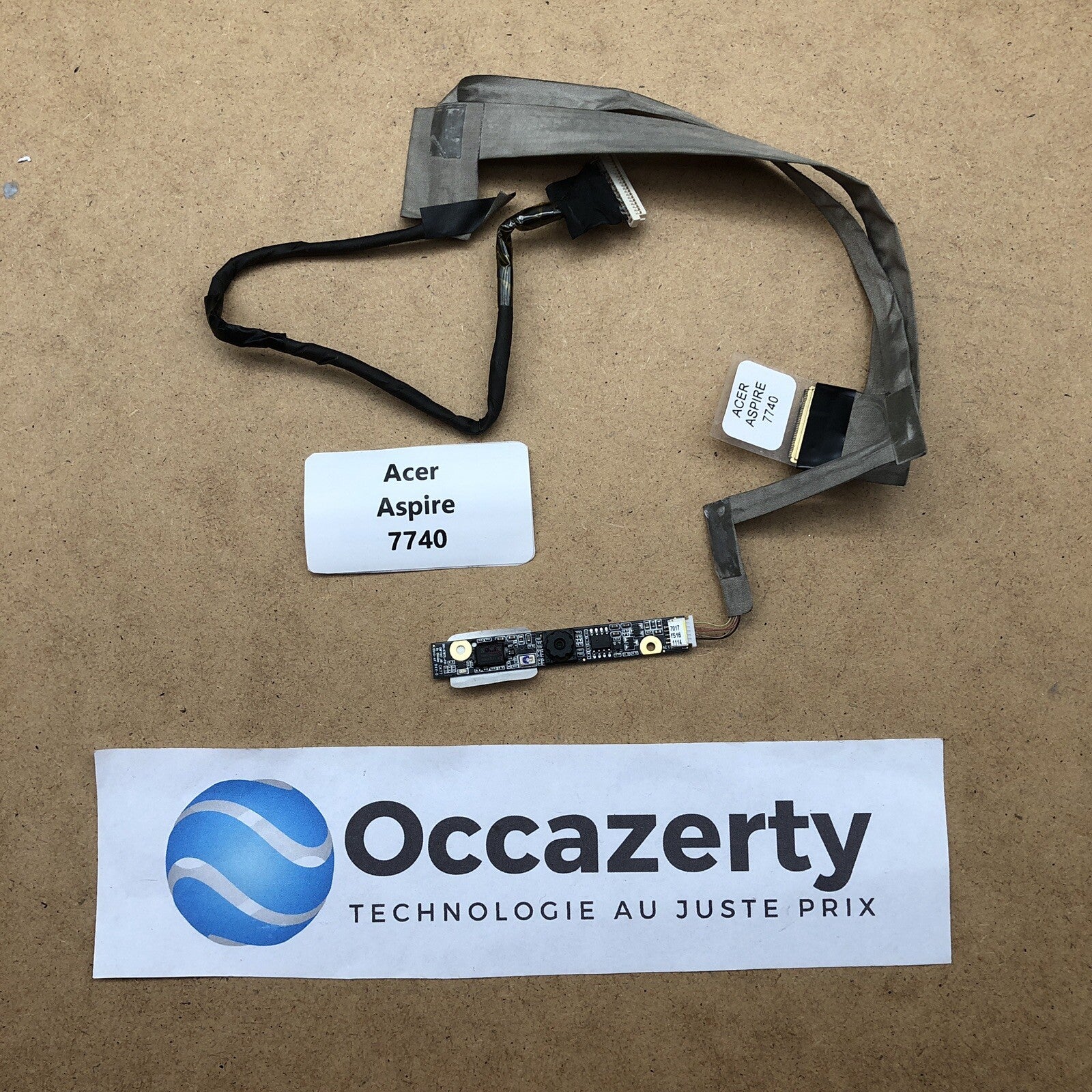 Connecteur écran + webcam - Acer Aspire 7740