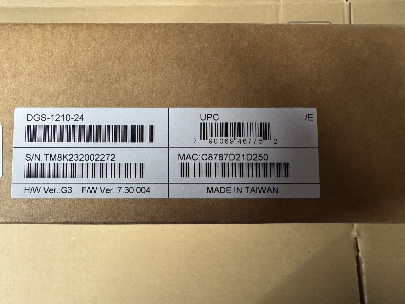 D-Link DGS-1210-24/E Switch Smart Web Manageable 24 Ports Gigabit 10/100/1000mbp